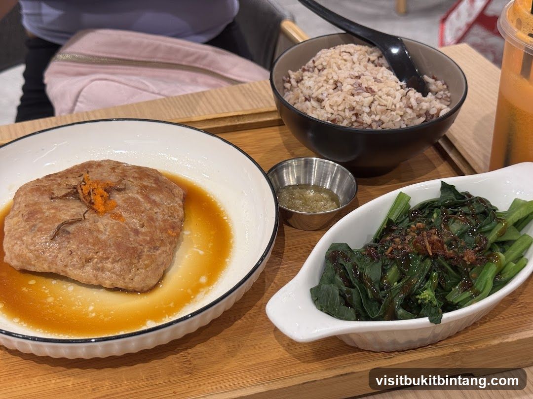 Meal with Rice and Vegetables