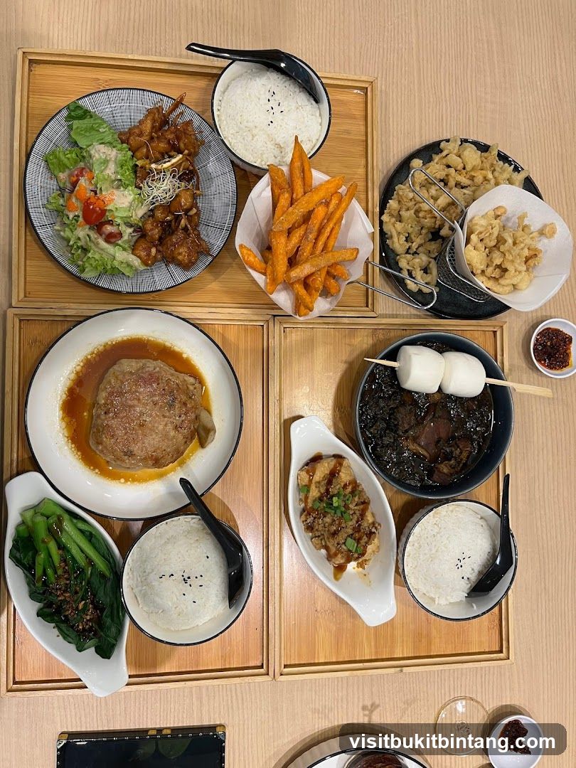 Assortment of Asian Dishes