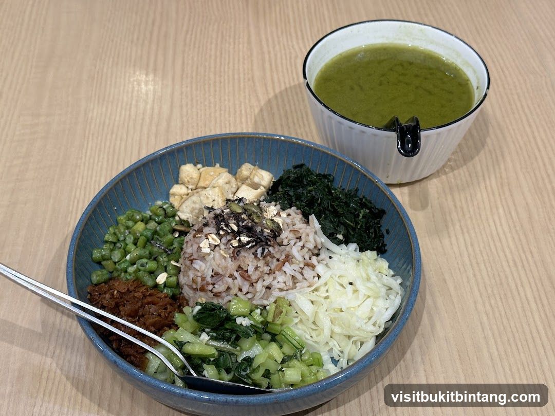 Healthy Rice Bowl with Soup