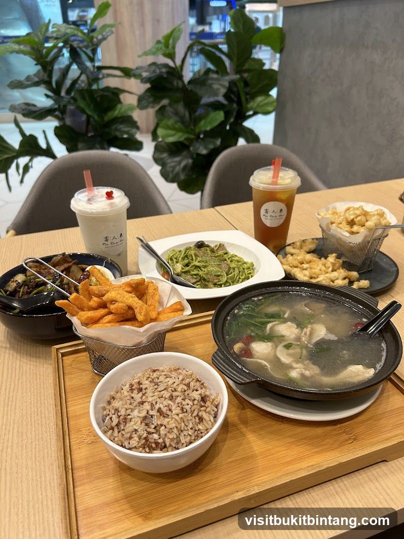 Table with Food and Drinks