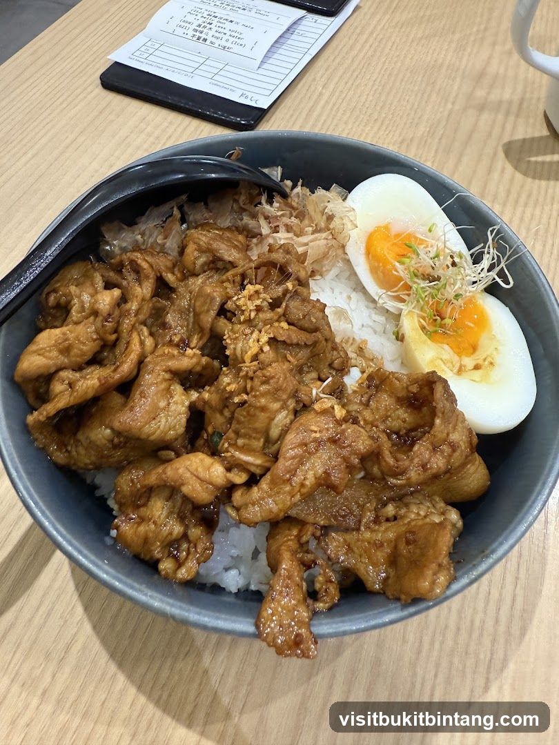 Pork Rice Bowl with Egg
