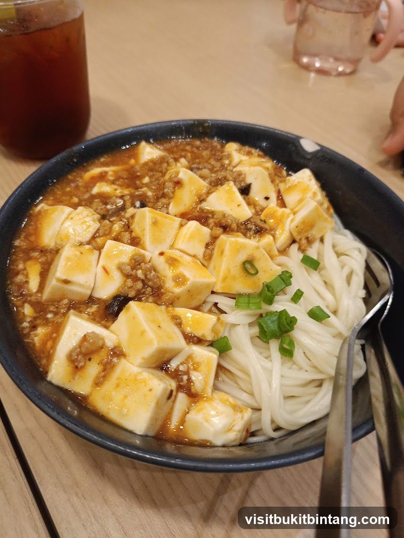 Mapo Tofu Noodles