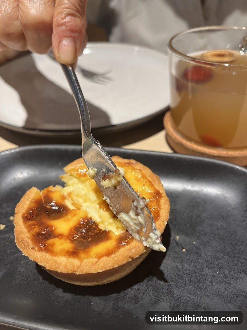 Egg Tart with Drink