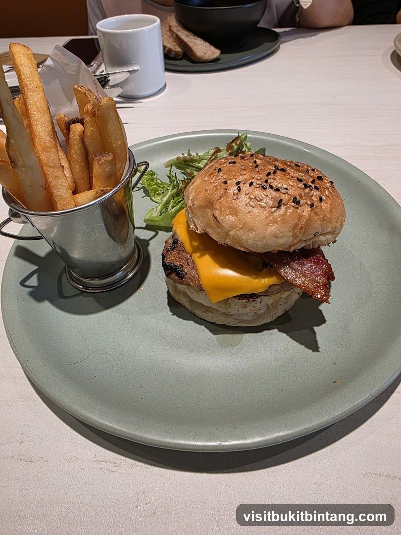 Burger and Fries