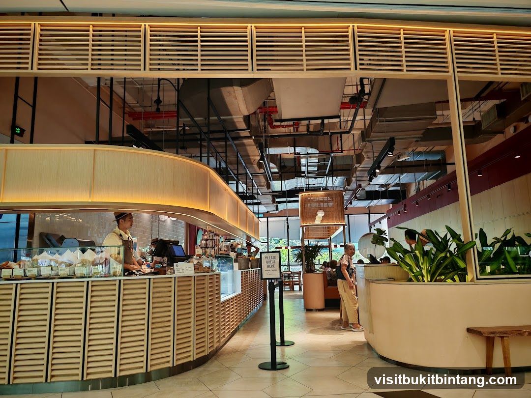 Cafe Interior with Counter and Seating