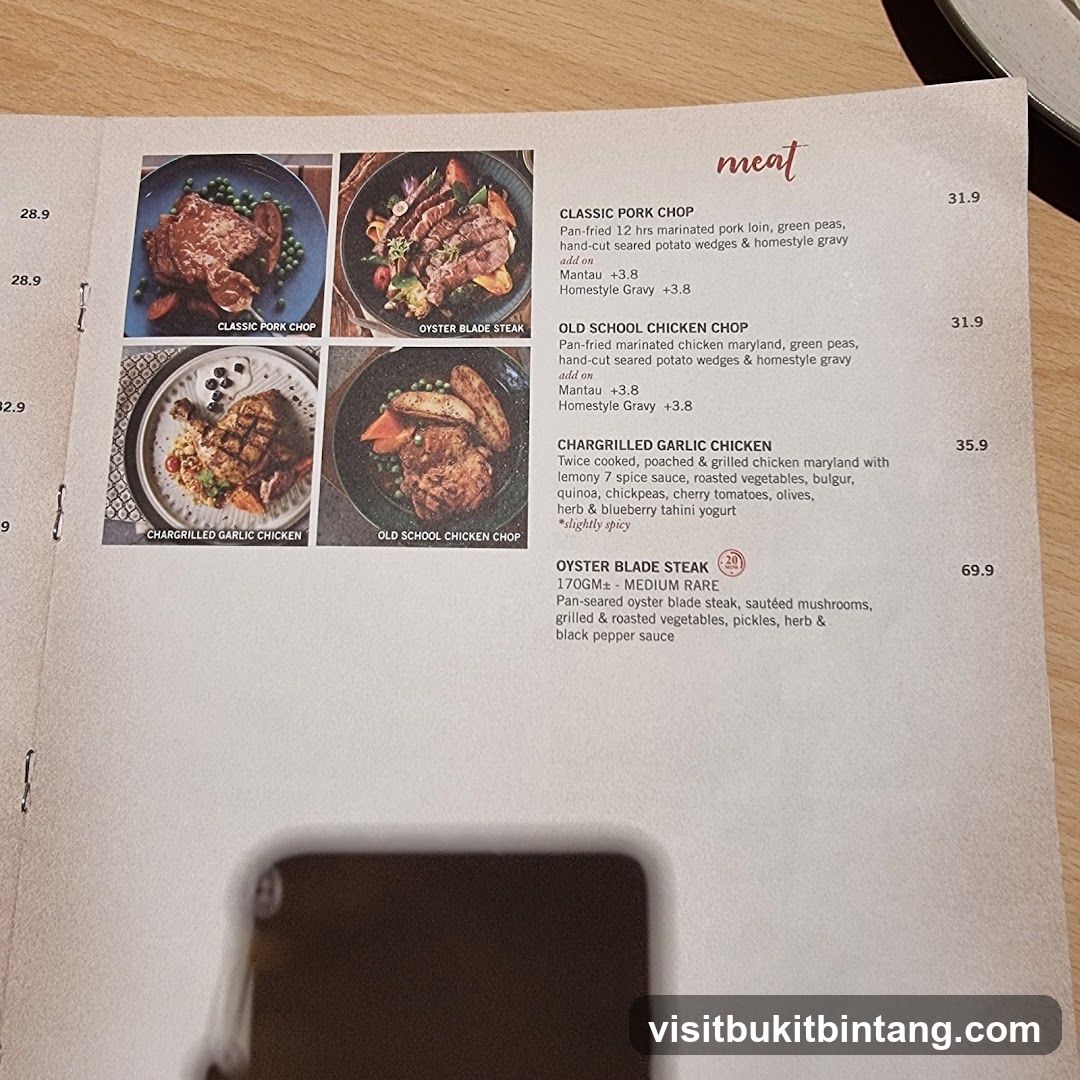Meat Menu