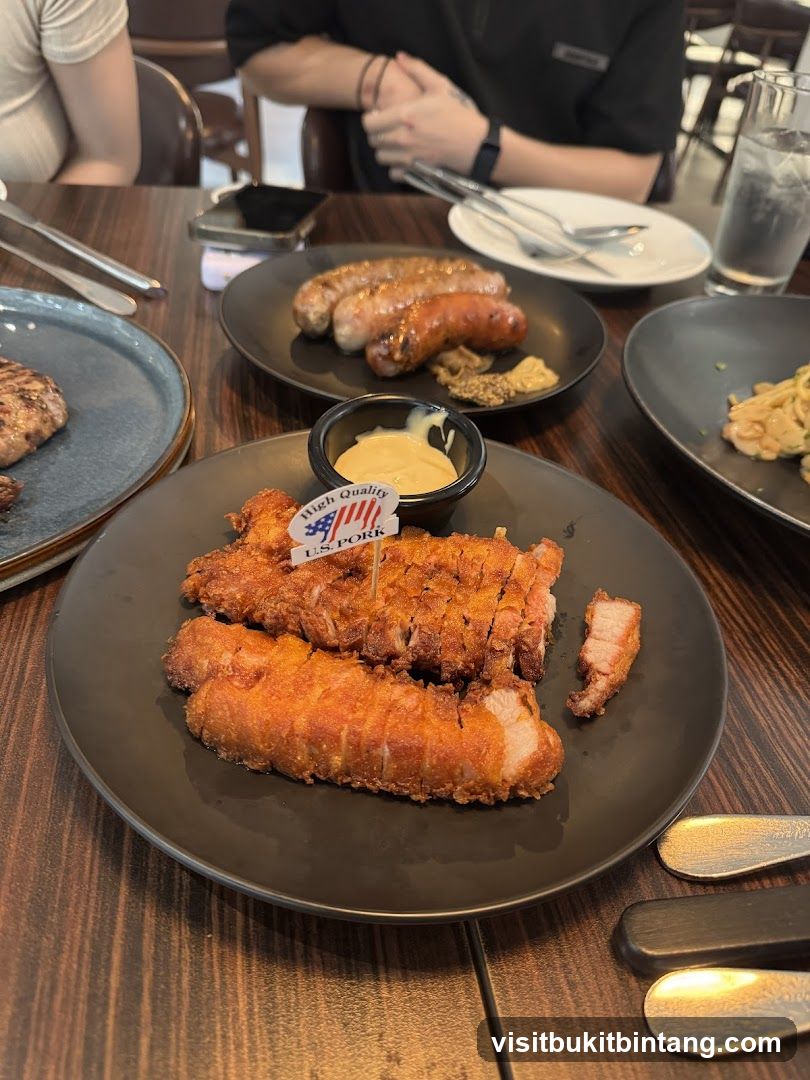 Fried Pork and Sausages