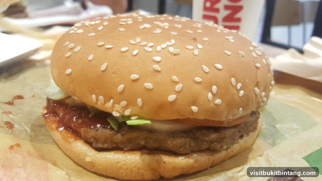 Burger with Sesame Seed Bun