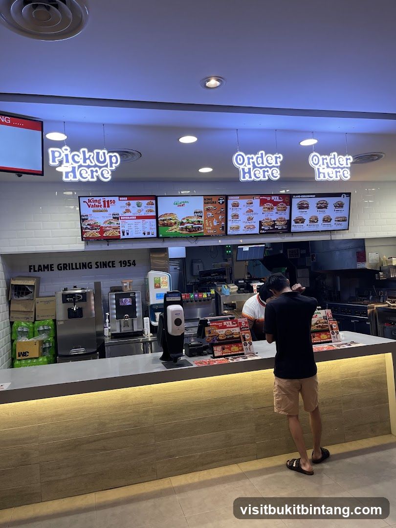 Fast Food Restaurant Counter
