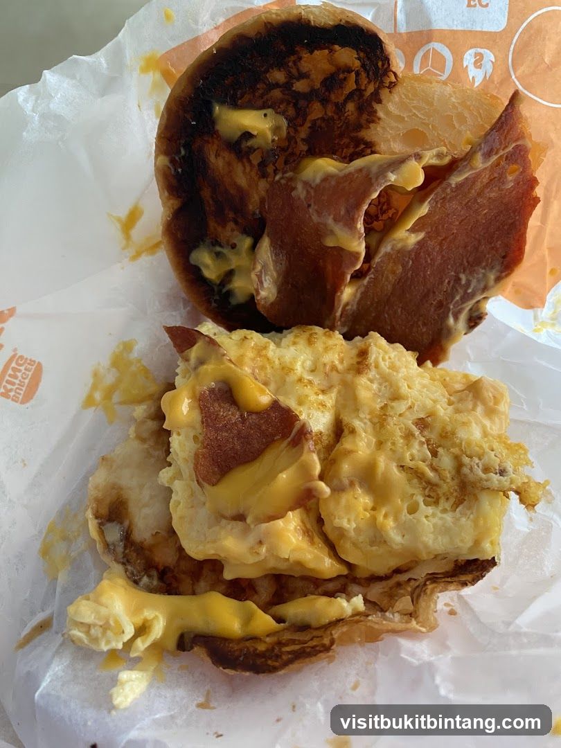 Burger with Bacon and Cheese