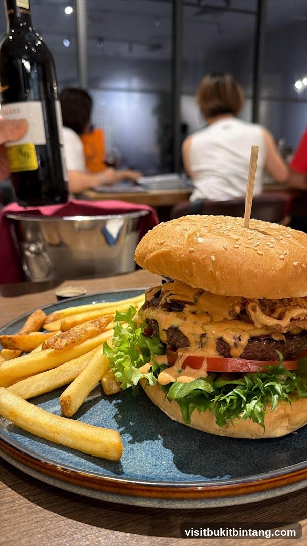 Burger and Fries