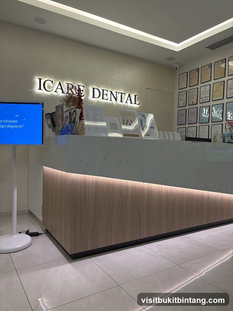 Icare Dental Reception