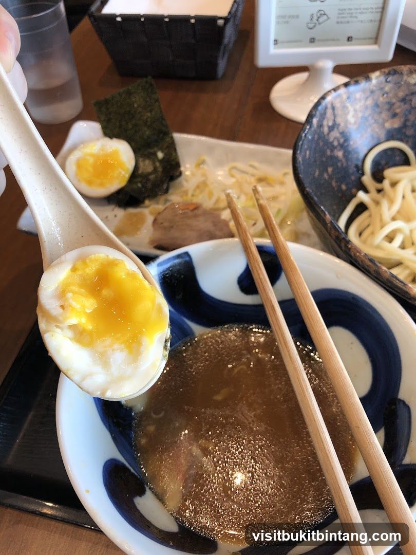 Ramen Dish with Soft-Boiled Egg