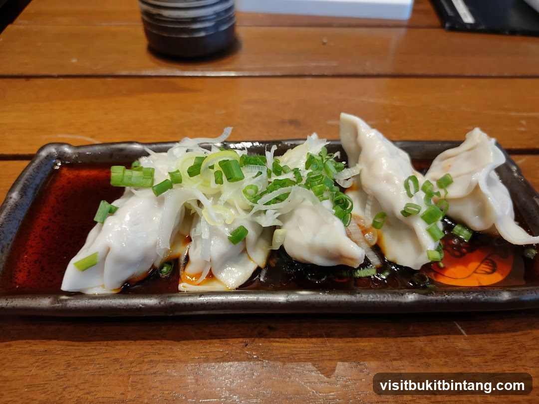 Gyoza with Scallions