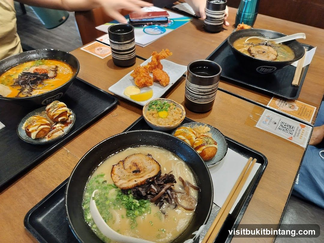 Ramen Meal with Appetizers