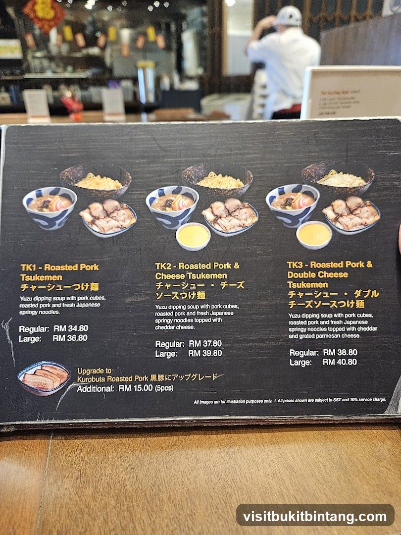Ramen Menu