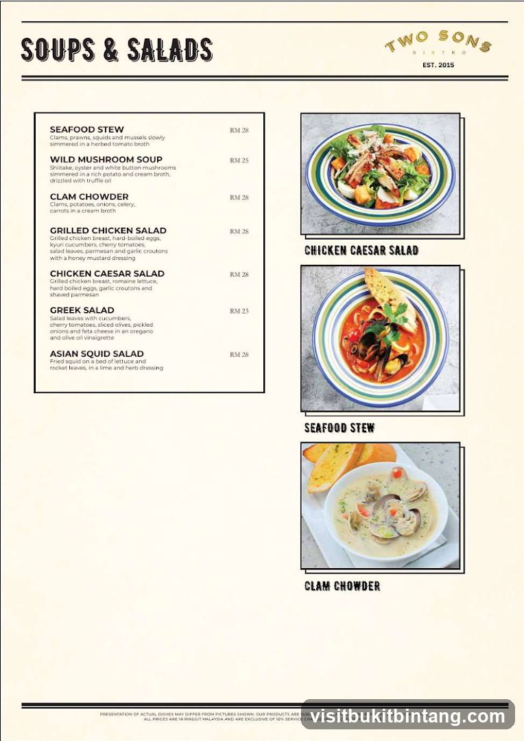 SOUPS & SALADS