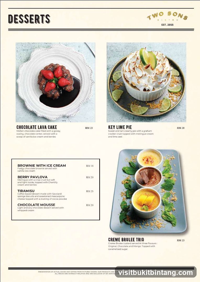 DESSERTS