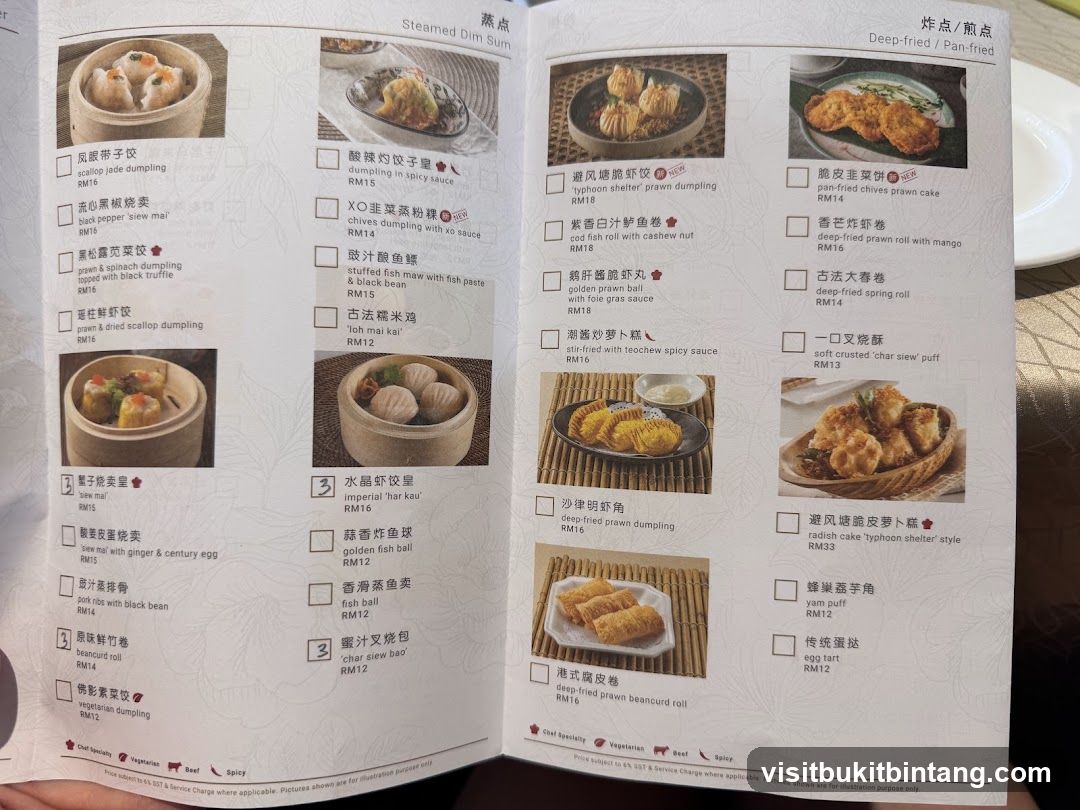 Steamed Dim Sum & Deep-fried/Pan-fried