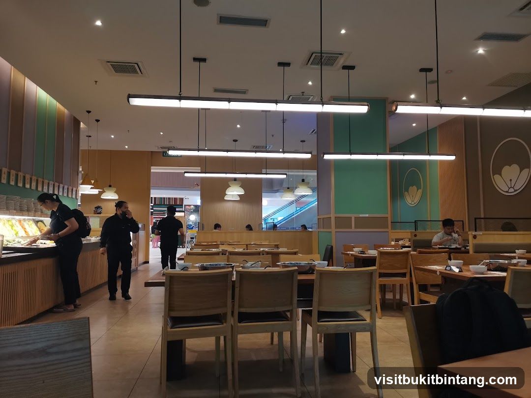 Restaurant Interior with Buffet