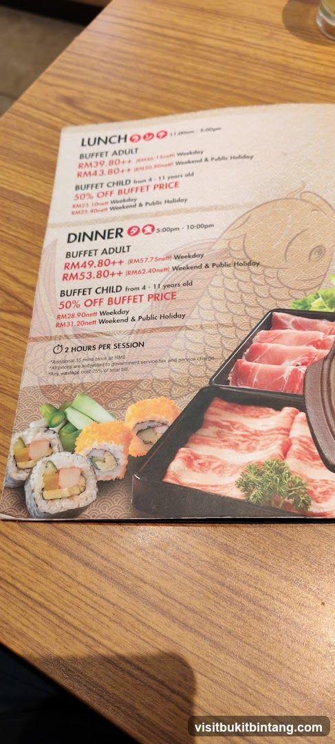 Buffet Menu