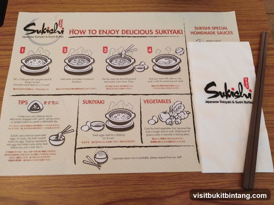 Sukishi Sukiyaki Instructions