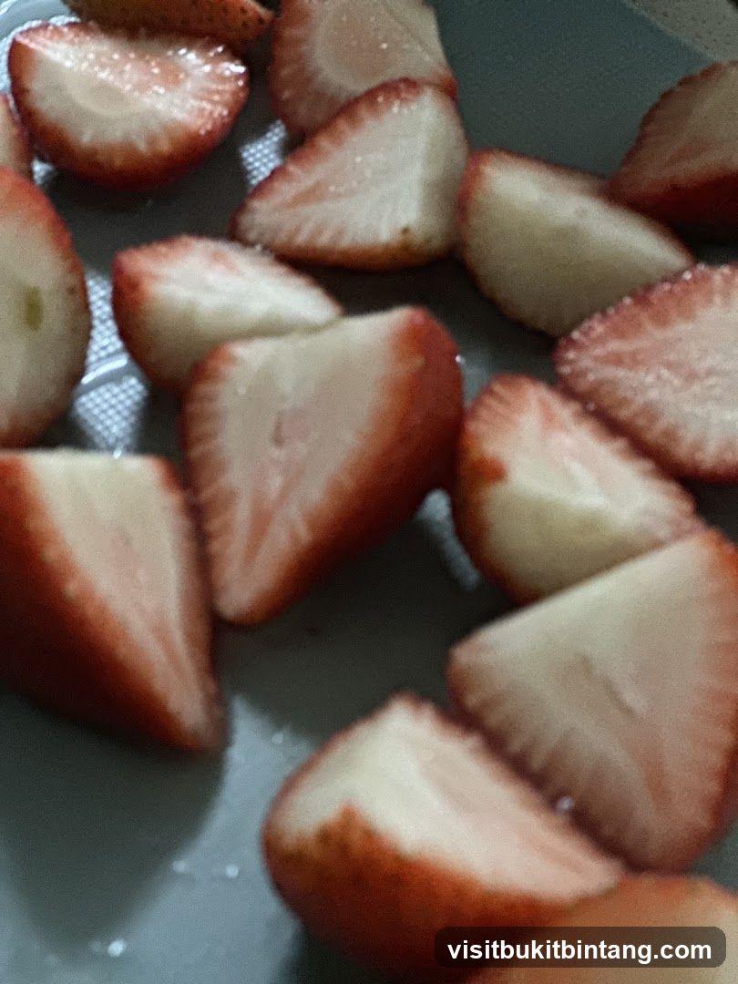 Sliced Strawberries
