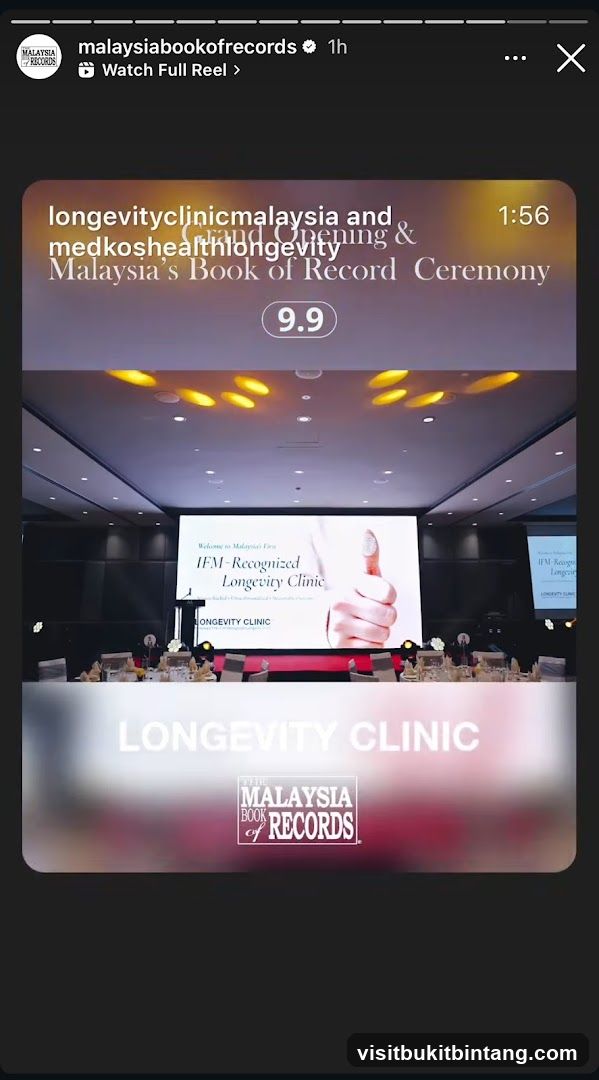 Longevity Clinic Grand Opening & Malaysia's Book of Record Ceremony