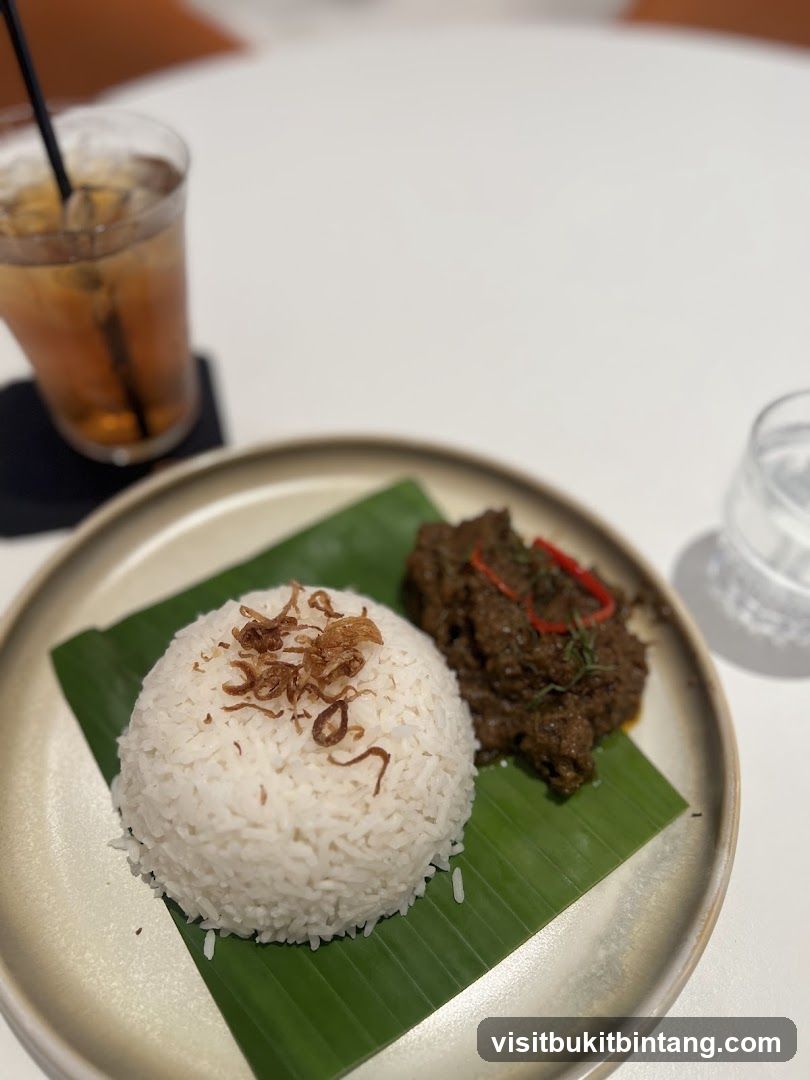 Beef Rendang with Rice