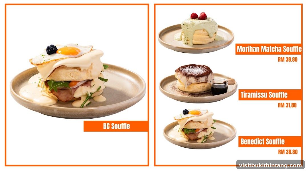 Souffle Menu