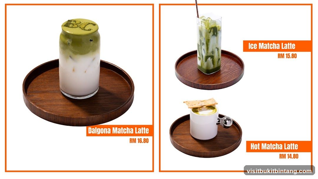 Matcha Latte Menu