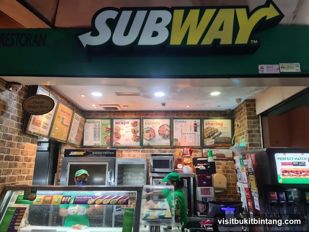 Subway Restaurant Interior