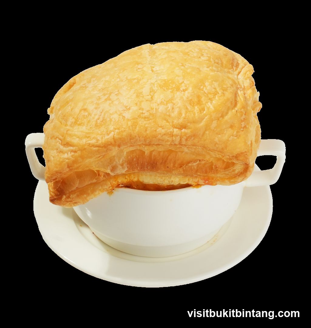 Soup with Puff Pastry Lid
