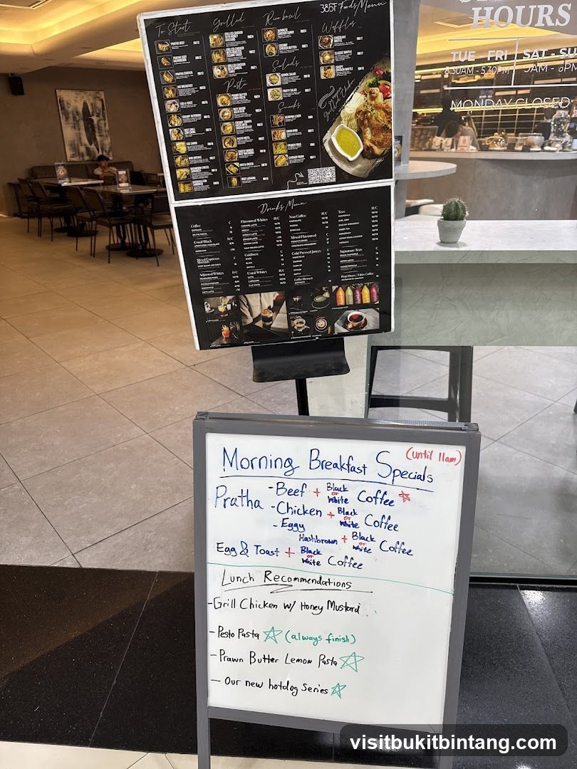 Menu Board and Interior