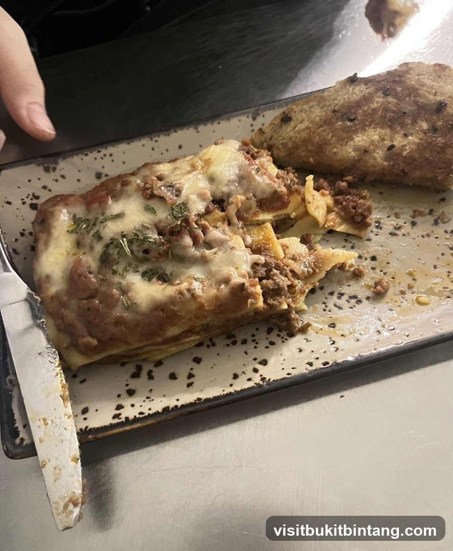 Lasagna and Bread