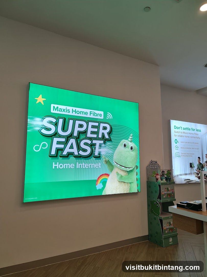 Maxis Home Fibre Advertisement