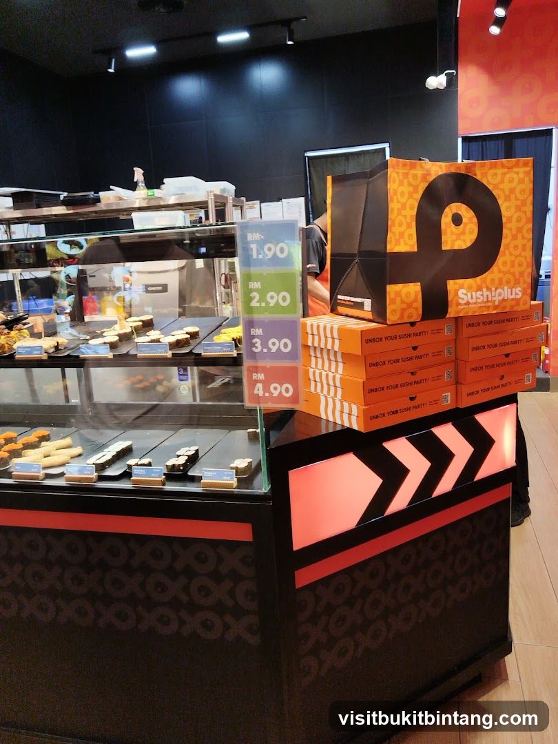 Sushi Display and Packaging