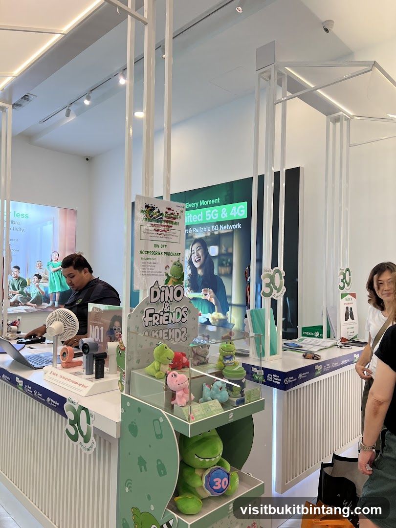Store Interior with Promotional Displays