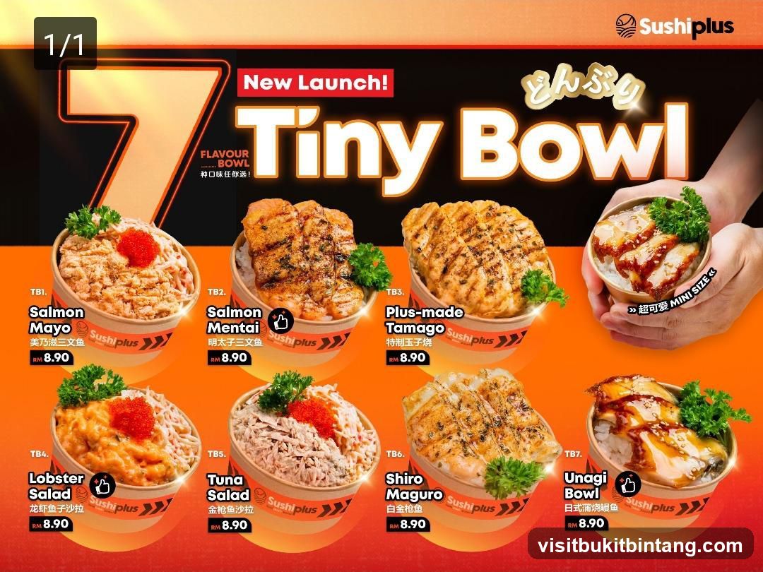 Tiny Bowl Menu