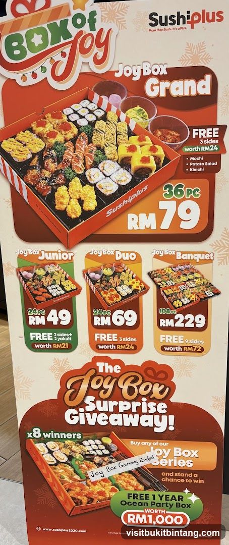 Sushiplus Joy Box Promotions