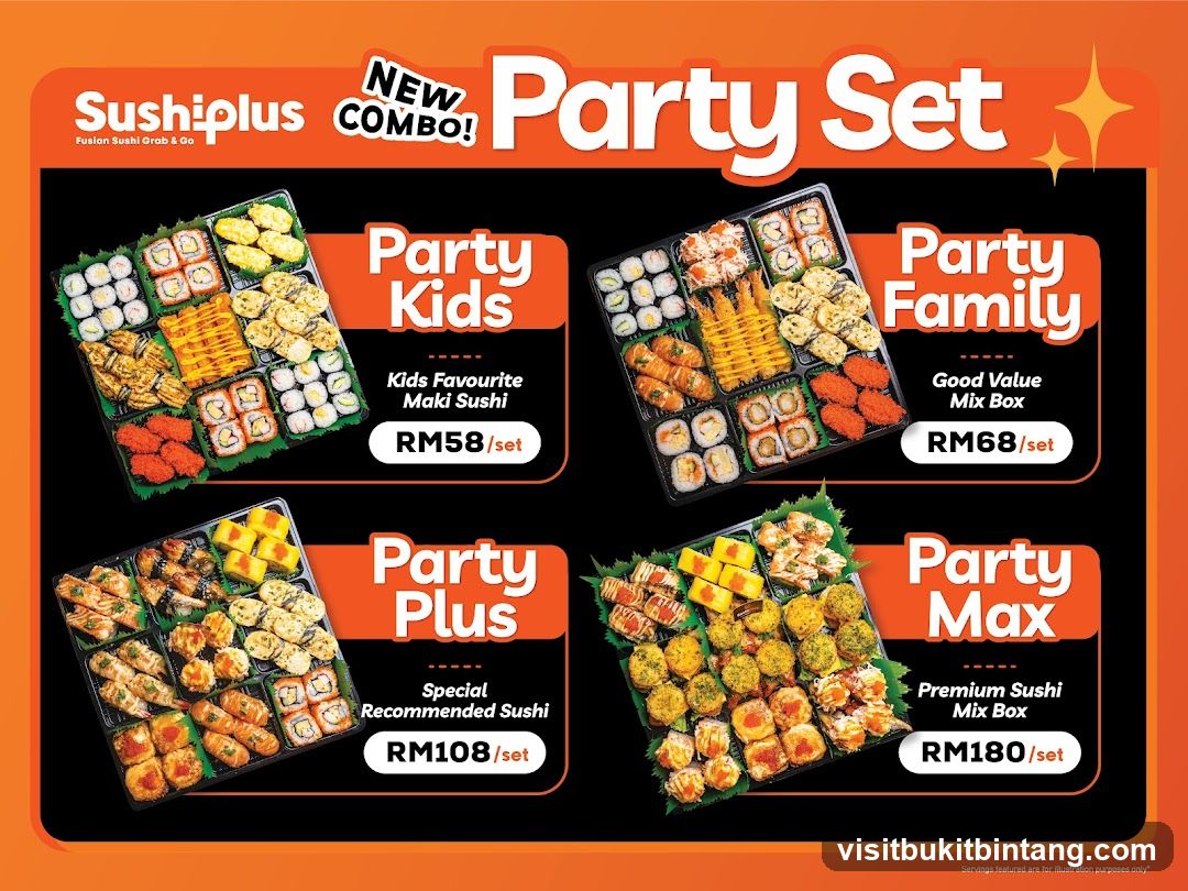 Sushiplus Party Set Menu