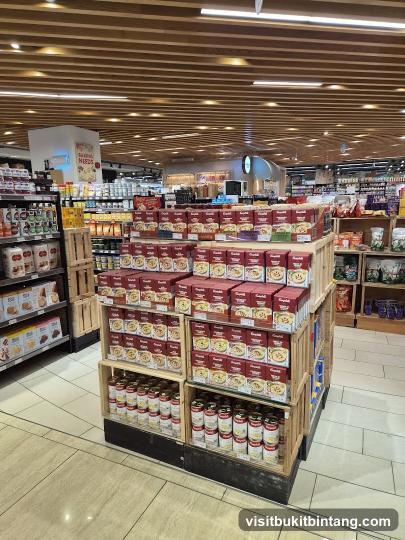 Canned Goods and Baking Mixes Display