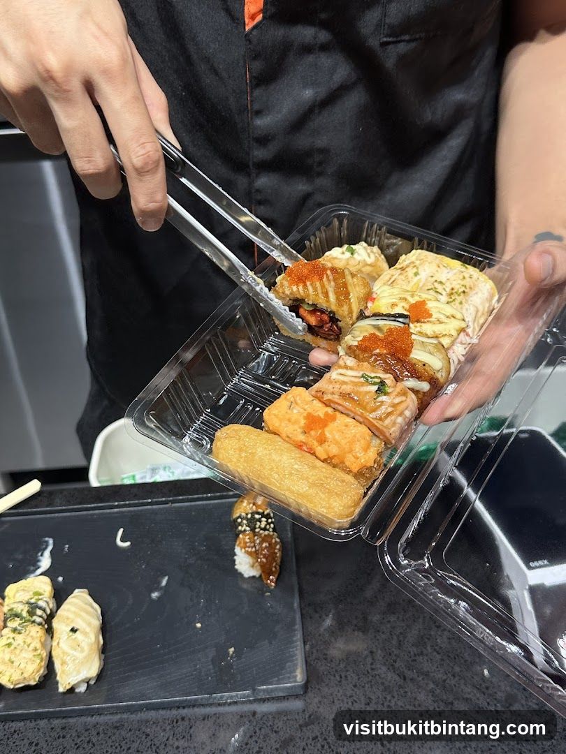 Sushi Platter Preparation