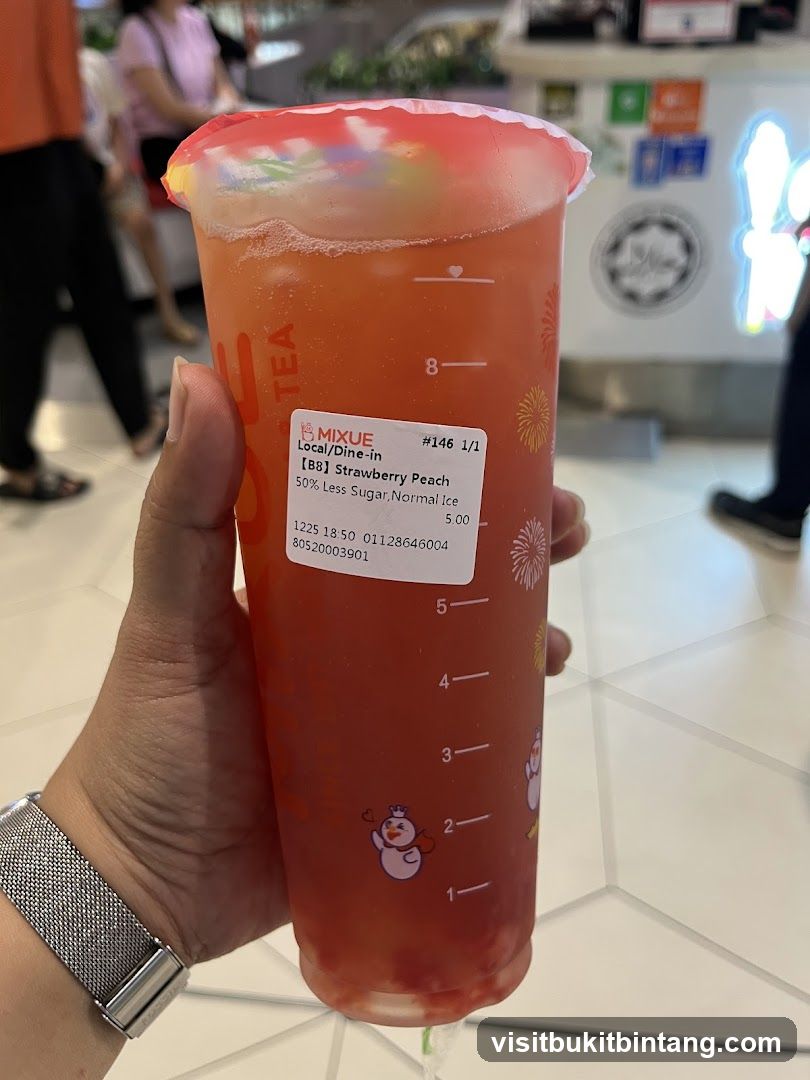 Strawberry Peach Drink