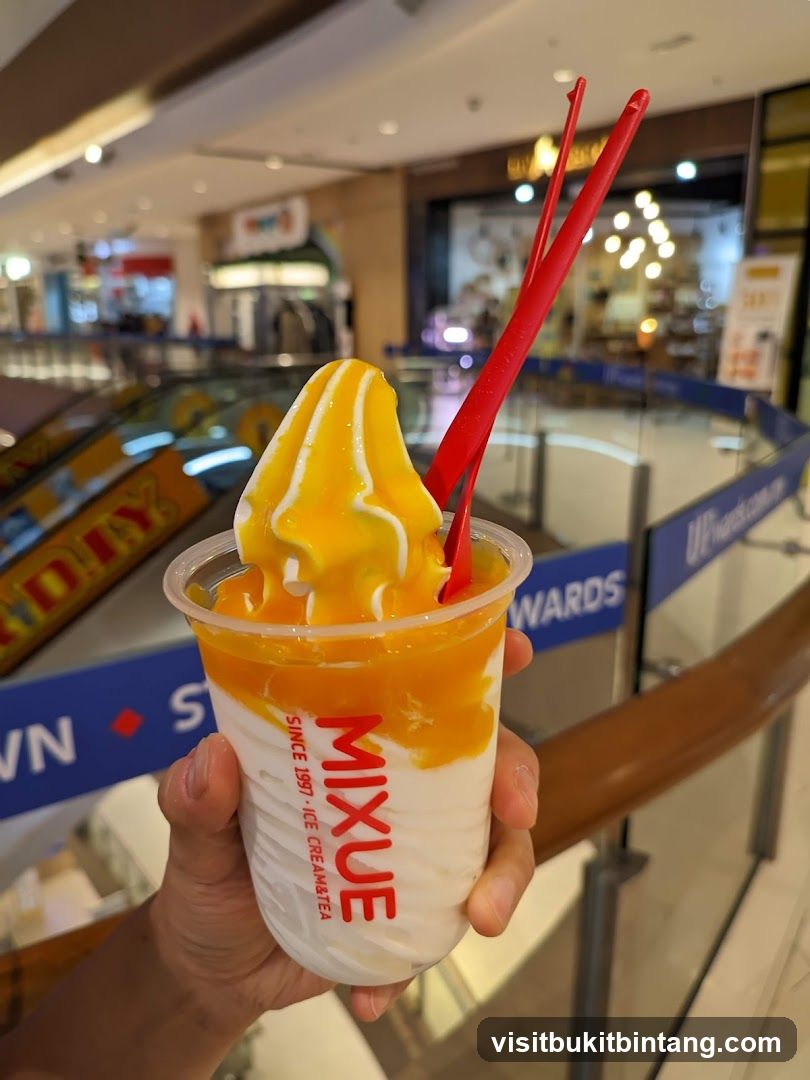 Mango Soft Serve Ice Cream