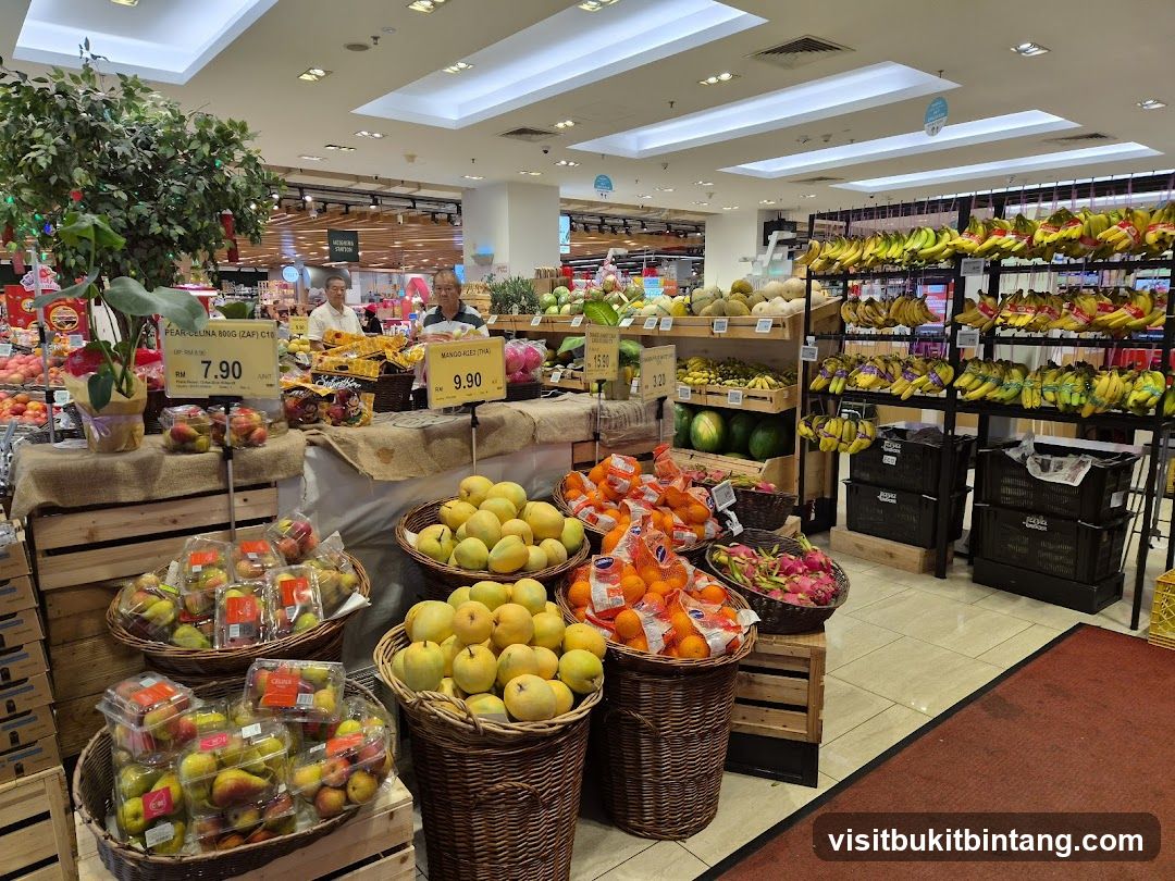 Fruit Display in a Supermarket