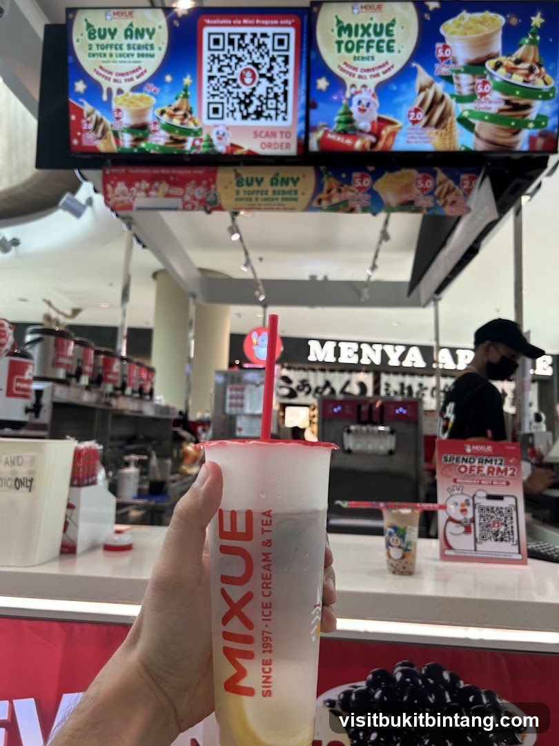 Mixue Drink and Promotion