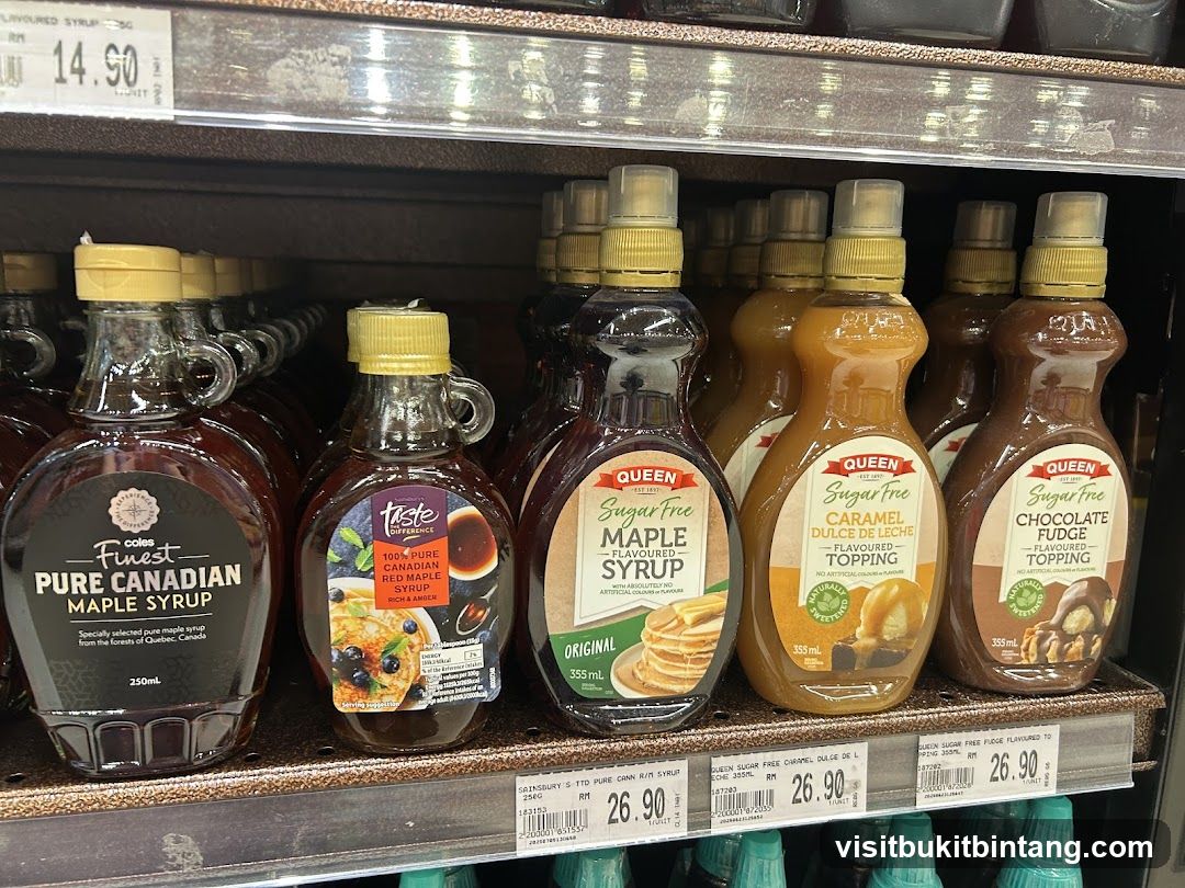 Maple Syrup and Toppings