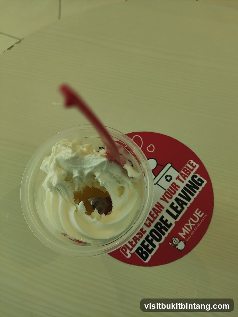 Ice Cream with Whipped Cream