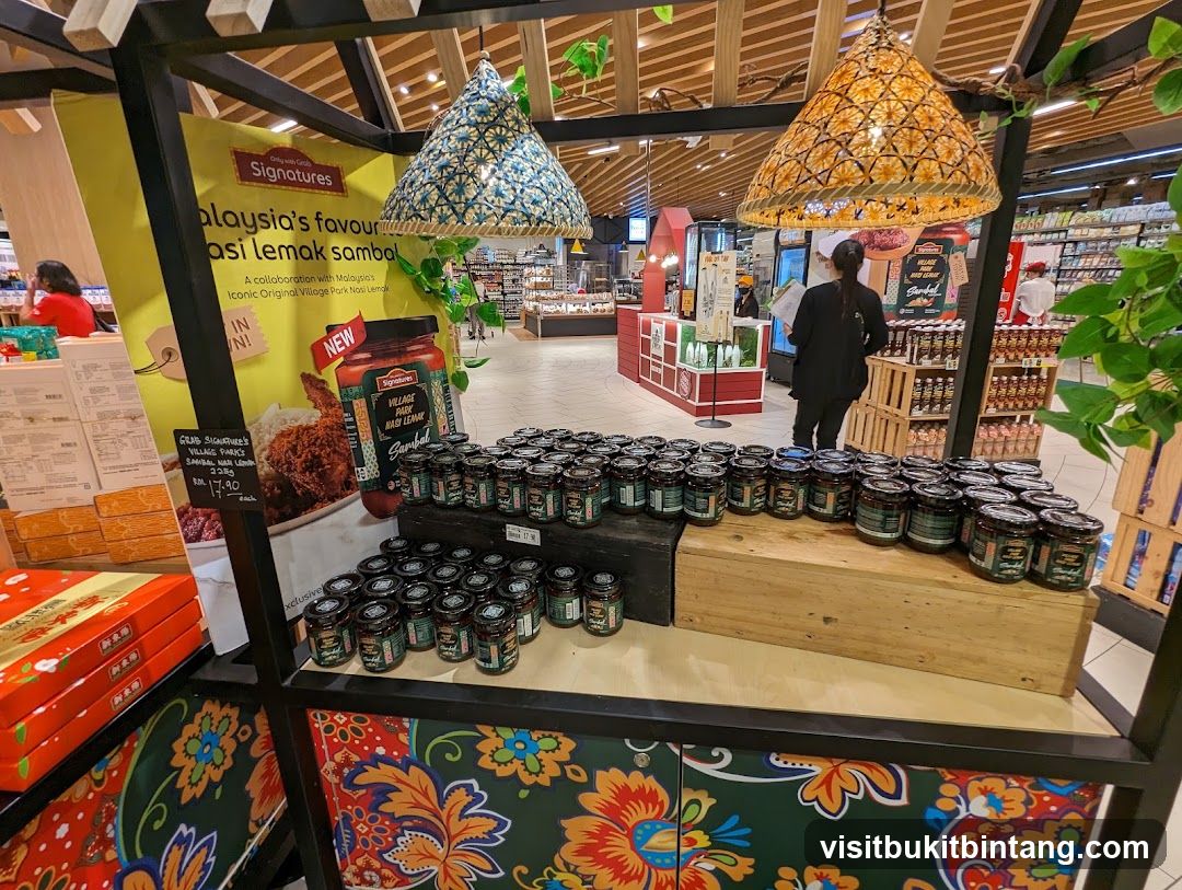 Nasi Lemak Sambal Display
